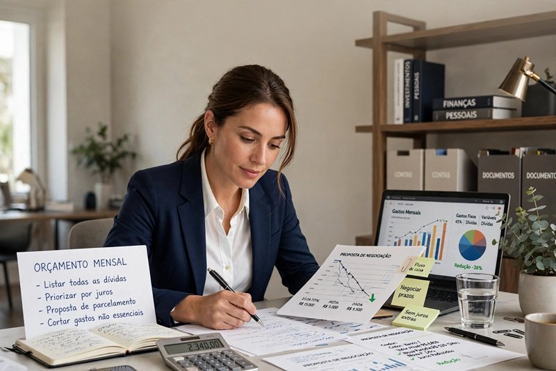 Como negociar dívidas sem piorar sua situação financeira